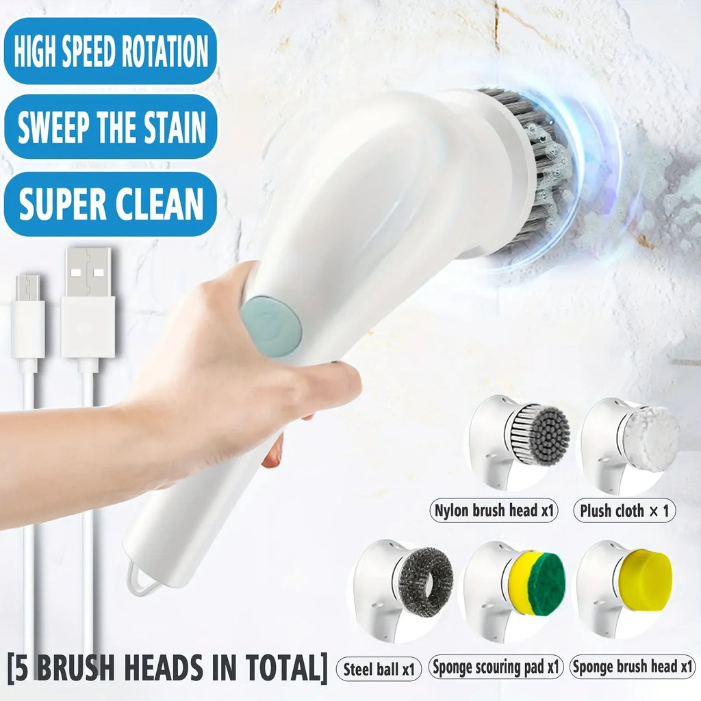 Brosse Électrique de Nettoyage 5-en-1